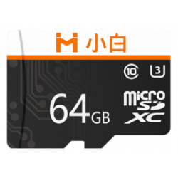 Карта памяти Xiaomi Imilab Xiaobai microSD Class 10 U3 64GB 