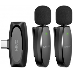 Беспроводной Bluetooth петличный микрофон Mivo MK 622T (Type C) 