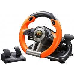 Игровой руль с педалями PXN V3PRO Racing Wheel Orange 