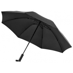 Зонт с светодиодным фонариком Xiaomi 90 Points Automatic Umbrella With LED Flashlight Black 