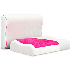 Анатомическая подушка Ecogel Contour Pink Askona Комфорт и бодрость на весь день