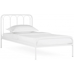 Кровать металлическая Corsa  белый шагрень размер 90х200 Askona