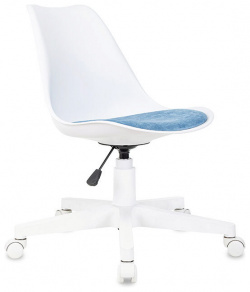 Кресло Lum  цвет белый/голубой Askona