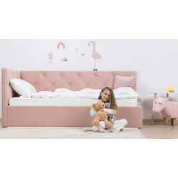Детская кровать Camilla New Askona KIDS Уютная и романтичная угловая