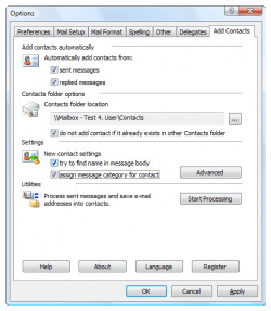 Add Contacts for Outlook 1 6 5 MapiLab 