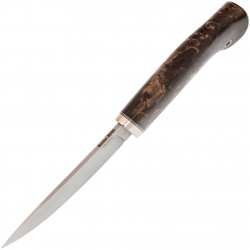 Нож Скинер  сталь M390 рукоять карельская береза ПКФ Витязь