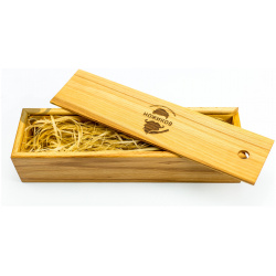 Подарочная коробка для ножей  бук Фабрика деревянных футляров