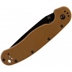Нож складной Ontario RAT 1  сталь Aus 8 рукоять термопластик GRN black/brown
