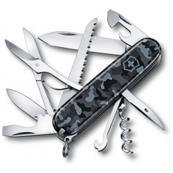 Нож перочинный Victorinox Huntsman 1 3713 942 91 мм  15 функций морской камуфляж