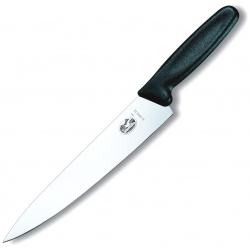 Поварской кухонный шеф нож Victorinox 22 см  сталь X50CrMoV15 рукоять полипропилен черный