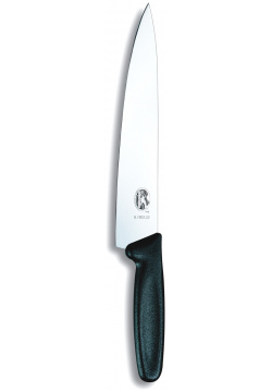 Поварской кухонный шеф нож Victorinox 22 см  сталь X50CrMoV15 рукоять полипропилен черный