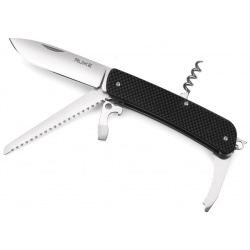 Нож Ruike L32 B  сталь Sandvik 12C27 рукоять G10 черный