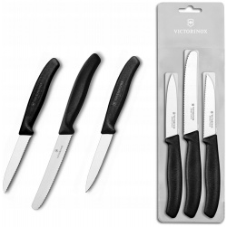 Кухонный набор из 3 ножей Victorinox  сталь X50CrMoV15 рукоять полипропилен Н