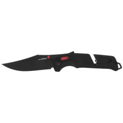 Полуавтоматический складной нож Trident Mk3 Black Red  сталь D2 рукоять GRN SOG