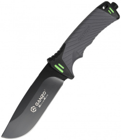 Нож для выживания с огнивом и точилкой Ganzo G8012  серый