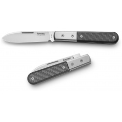 Складной нож LionSteel Barlow Roundhead  сталь M390 рукоять Carbon fibre Lion Steel