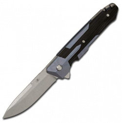 Складной нож Spartan Blades Kranos  сталь CPM S35VN рукоять голубой титан/черный G10