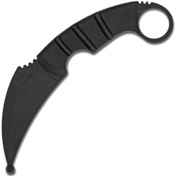 Нож тренировочный Ontario Kerambit Trainer  rubber black
