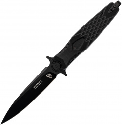 Складной нож Кондор 2 Black  сталь D2 рукоять G10 НОКС