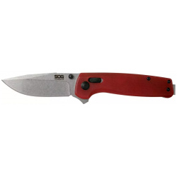 Складной нож SOG Terminus XR  сталь D2 SW рукоять G 10 красный (коробка)