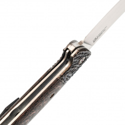 Складной нож №3  сталь M398 рукоять карбон Mehanikknives