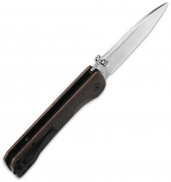 Складной нож QSP Hawk  сталь 14C28N рукоять медь
