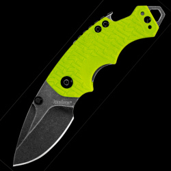 Нож складной Shuffle  KERSHAW 8700LIMEBW сталь 8Cr13MoV c покрытием BlackWash™ рукоять текстурированный термопластик GFN зелёного цвета