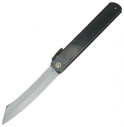 Нож складной Higonokami  сталь AoGami рукоять нержавеющая черный Nagao