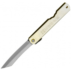 Складной нож Higonokami  сталь AoGami рукоять нержавеющая серый Nagao