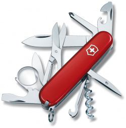 Нож перочинный Victorinox Explorer  сталь X55CrMo14 рукоять Cellidor® красный
