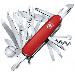 Нож перочинный Victorinox SwissChamp  сталь X55CrMo14 рукоять Cellidor® красный О
