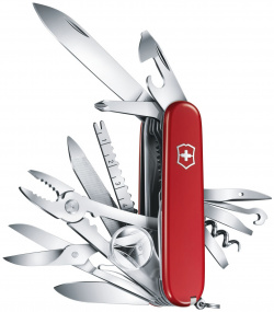Нож перочинный Victorinox SwissChamp  сталь X55CrMo14 рукоять Cellidor® красный