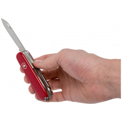 Нож перочинный Victorinox Deluxe Tinker  сталь X55CrMo14 рукоять Cellidor® красный