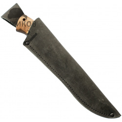 Нож Мархур  сталь 95х18 рукоять береста Фабрика Баринова
