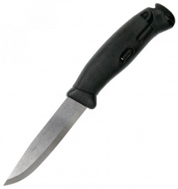 Нож с фиксированным лезвием Morakniv Companion Spark Black  сталь Sandvik 12C27 рукоять резина/пластик Mora