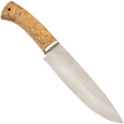 Нож туристический Сибиряк  сталь 95х18 рукоять карельская береза Фабрика Баринова