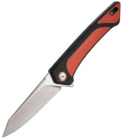Складной нож Roxon K2  сталь D2 рукоять G10/кожа оранжевый