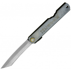 Нож складной Higonokami Reverse Tanto  сталь AoGami рукоять нержавеющая серый Nagao