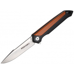 Складной нож Roxon K3  сталь sandvik 12C27 рукоять G10/кожа коричневый
