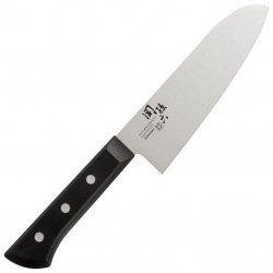 Кухонный нож Сантоку Seki Magoroku Wakatake 165 мм  нержавеющая сталь ABS Пластик Kai
