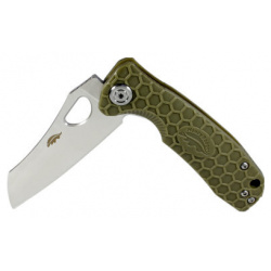 Складной нож Honey Badger Wharncleaver  сталь D2 рукоять GRN зеленый