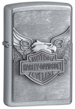 Зажигалка ZIPPO Harley Davidson®  покрытие Street Chrome™