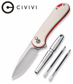 Складной нож Civivi Elementum II + тактическая ручка StellarQuill Pen 