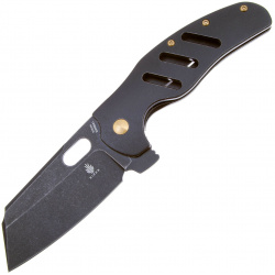 Складной нож Kizer C01c XL  сталь CPM S35VN рукоять титан черный