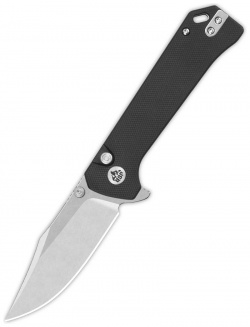 Складной нож QSP Grebe  сталь Sandvik 14C28N рукоять G10 черный