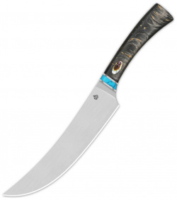 Кухонный нож пчак QSP Noble Series  сталь 14C28N рукоять дерево айронвуд