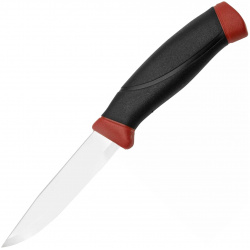 Нож с фиксированным лезвием Morakniv Companion  сталь Sandvik 12C27 рукоять резина Dala red Mora