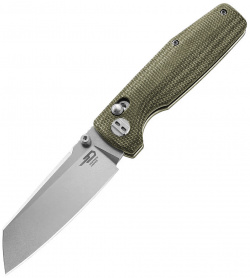 Складной нож Bestech Slasher  сталь D2 рукоять зеленая микарта Knives