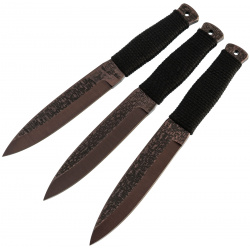 Набор Спортивных ножей "Горец 3"  комплект 3 шт сталь 65Г Титов и Солдатова