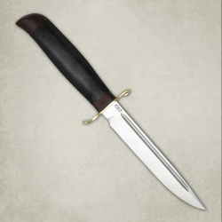 Нож Финка 2 Вача  граб 95х18 черный АиР